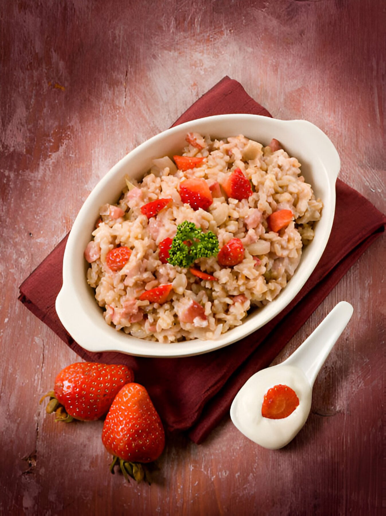 Strawberry Biryani Recipe